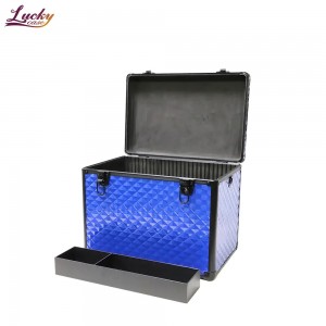 Equestrian Aluminum Grooming Case Horse Grooming Case with Storage Compartments