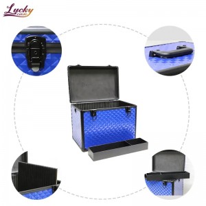 Equestrian Aluminum Grooming Case Horse Grooming Case with Storage Compartments