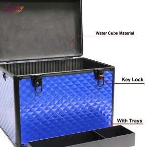 Equestrian Aluminum Grooming Case Horse Grooming Case with Storage Compartments