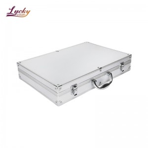 Deluxe Aluminum Tool Case with 26 Pcs Stainless Steel BBQ Set