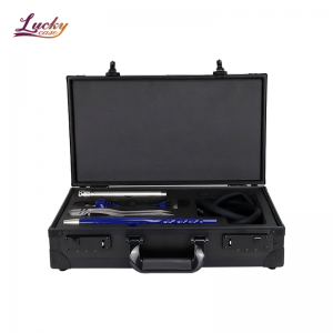 Black Custom Aluminum Hookah Case with EVA Foam Interior
