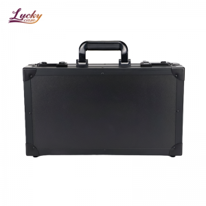 Black Custom Aluminum Hookah Case with EVA Foam Interior