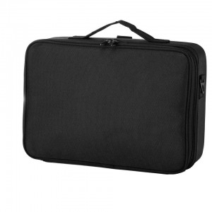 Travel Makeup Bag With Compartments Professional Cosmetic Artist Organizer for Accessories
