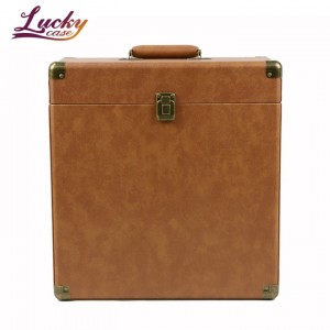 Vintage Vinyl Record Storage and Carrying Case