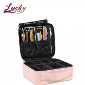 Train Case Cosmetic Bag Professional Makeup Bag For Women and Girls