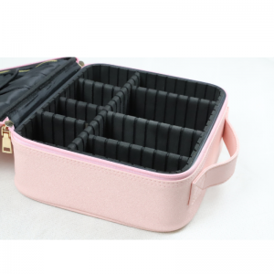 Train Case Cosmetic Bag Professional Makeup Bag For Women and Girls