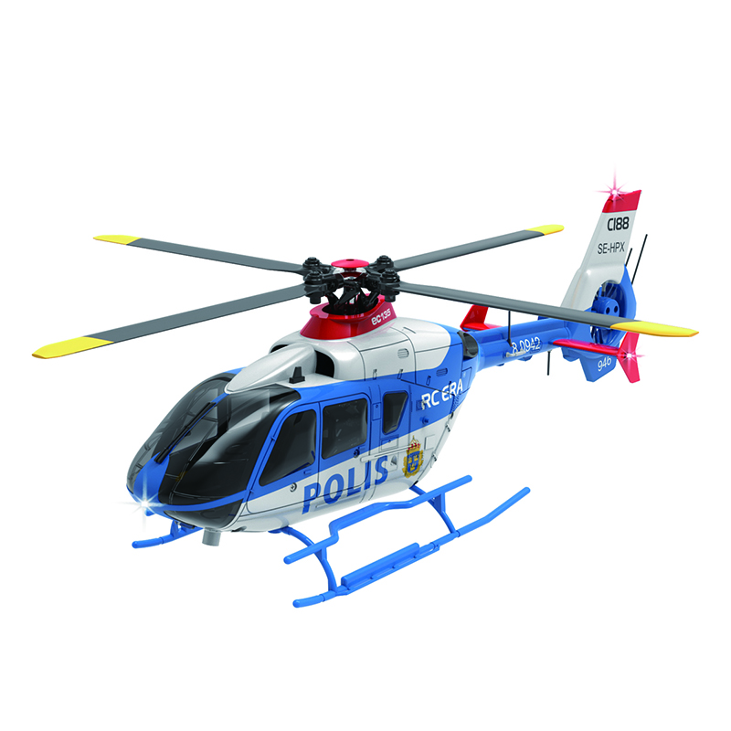 RC Helicopter Model C187PRO EC135 RC Aircraft 2.4G 6 Channel 6-Axis Gyro Altitude Hold Flybarless Scale Helicopter