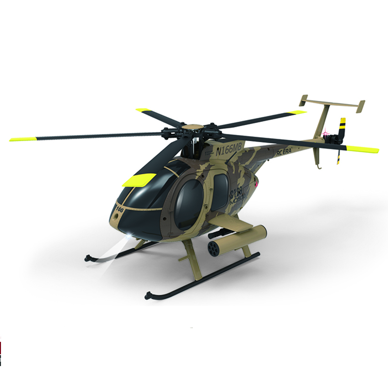 MD500 C189 RC Helicopter With Single-Rotor 1:28 TUSK Dual Brushless Simulation 6-Axis Gyro Barometric Altitude Hold Helicopter