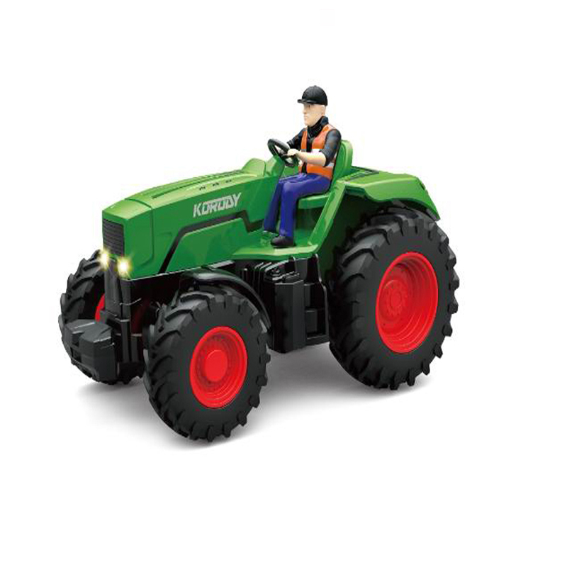 1:24 Remote Control Tractor 6 Channel 2.4Ghz Farm RC Tractor Toy With Light Realistic Farm Vehicle Toys