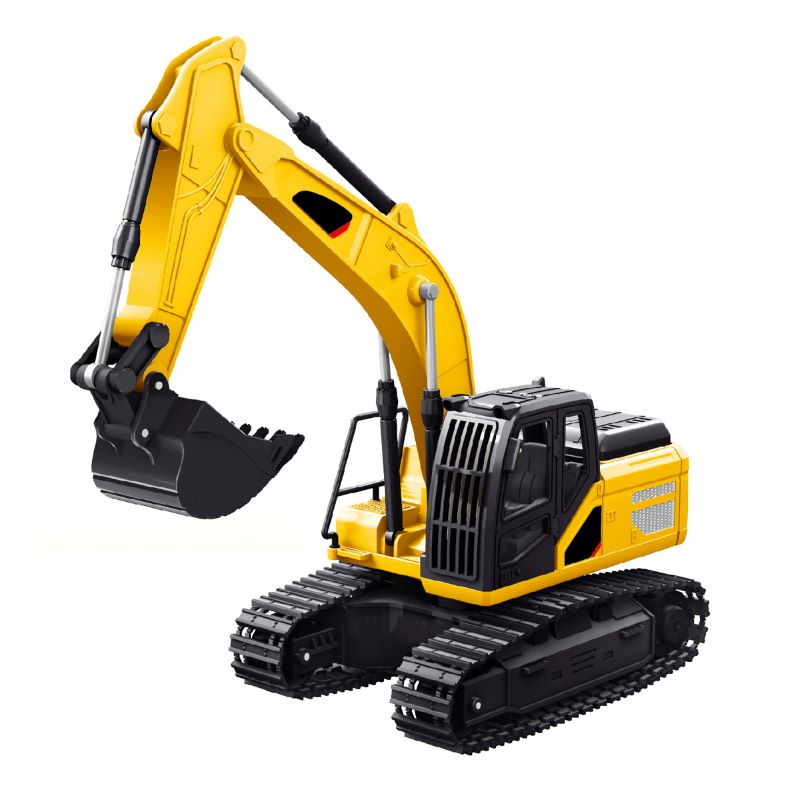1:24  Remote Control Excavator Toy 5 Channel RC Construction Truck Vehicles With simulated Light