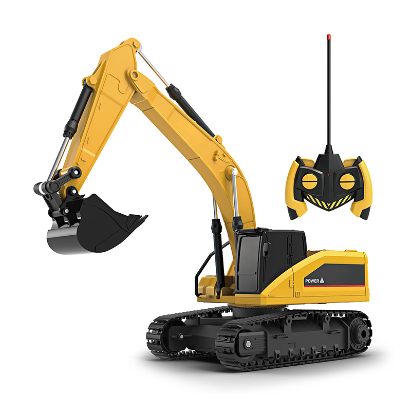 5-Channel Remote Control Excavator Toys Mental Excavator Construction Toys With Light And Sound