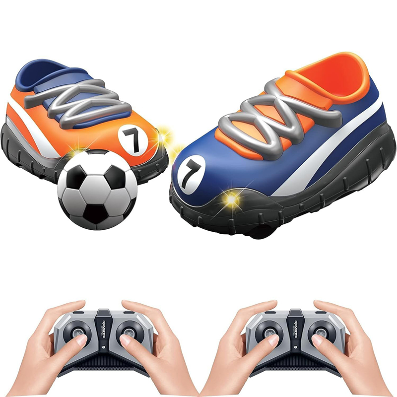 2.4G 4CH RC Football Soccer Shoes Car with LED Lights
