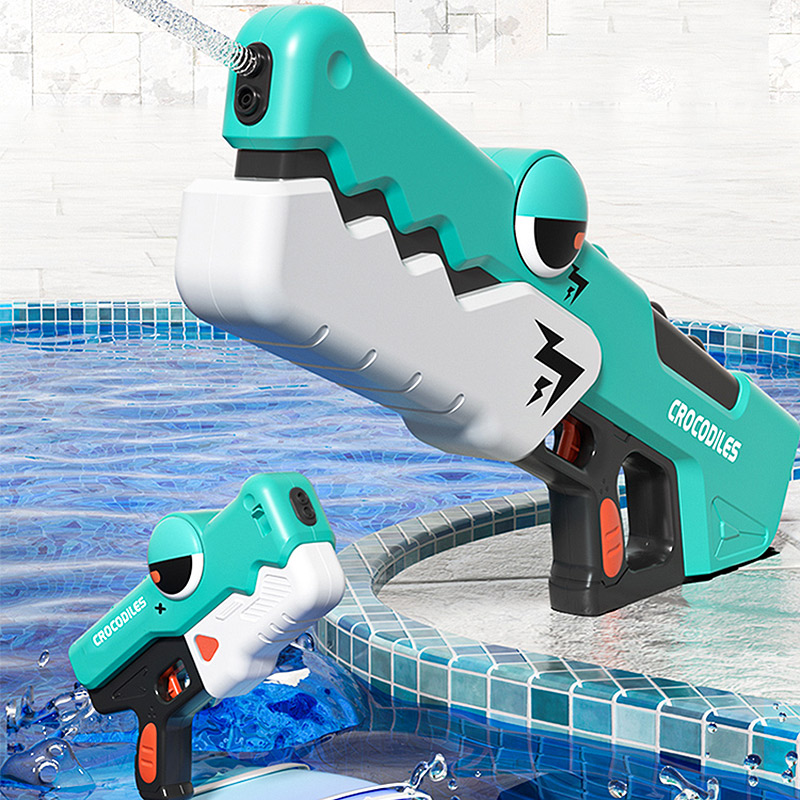 Electric Automatic High Pressure Water Spray Gun Water Blaster Gun Summer Outdoor Toy