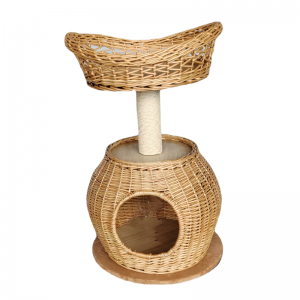 China Manufacturer Wholesale 2 Layer Wicker Cat...