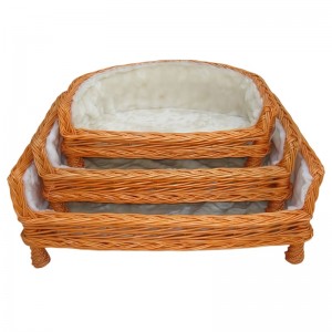 Wicker Cat House Dog Bed Wicker Sofa for Cat