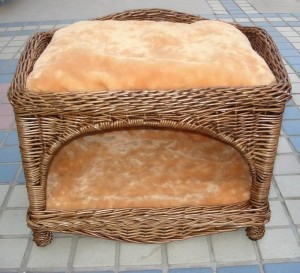 Wicker Cat House Dog Bed Wicker Sofa for Cat