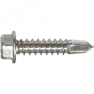Hexagon Rubber Washer Drill Tail rivet Galvanized Self-tapping Screws for roof tile