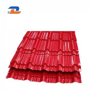 2019 wholesale price China High Quality PPGI Iron Galvanized Color Coated Corrugated Roofing Sheet