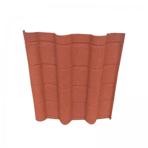 Manufacturer for China Factory Price Roof Tile Roofing Sheet Galvanized Stone Color Coated Metal Roof Tiles