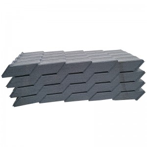 Super Purchasing for Good Quality Light Weight Reliable Eight Waves Type of Stone Coated Metal Roofing Tile