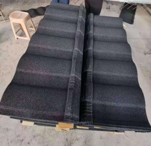 Short Lead Time for China Factory Stone Coated Step Tile Roofing Sheet Accessories Circular Hip Bent Tiles Barrel Roofing Ridge Tile Milano Stone Coated Metal Roof Tiles Nigeria