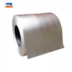 18 Years Factory Anti Finger Steel Coil Yellow Color –  Aluminum Zinc Coated Steel Roll AZ30-150 – Lueding
