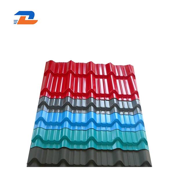 Bottom price 1mm Galvanized Steel Sheet - Color Corrugated Roofing Sheet – Lueding