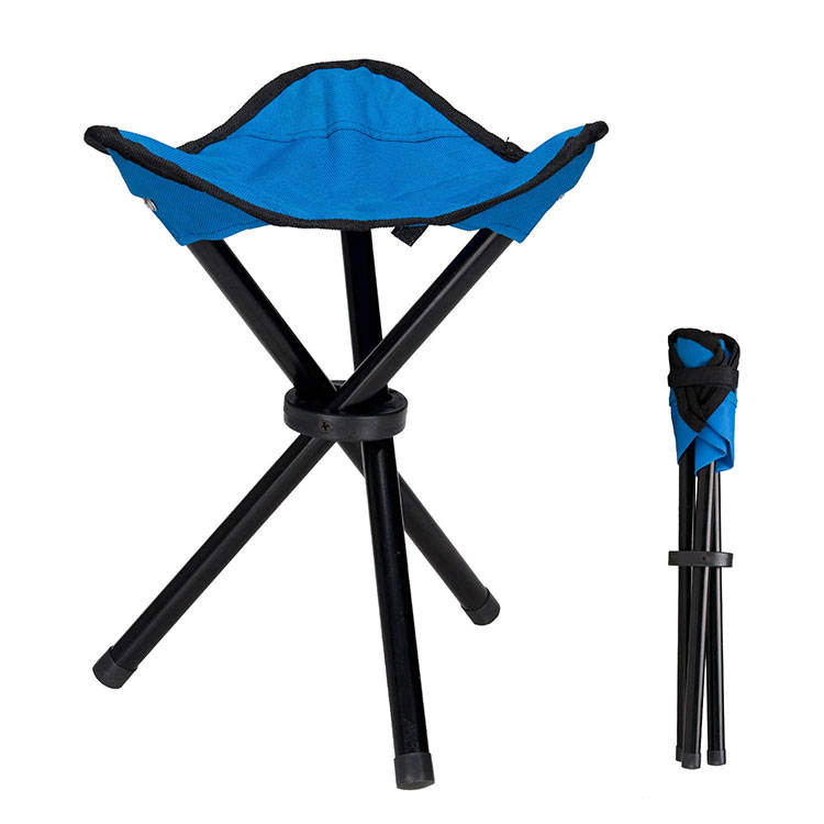 Lulusky High Quality Folding Camp Tripod Stool Camping Chair Lightweight Beach Style Chairs MZ002 Featured Image