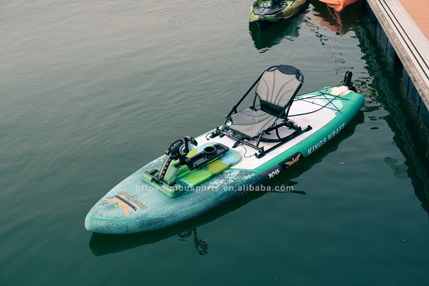 Pedal drive inflatable double layer drop stitch SUP  PPD-001  paddle board with seat Featured Image