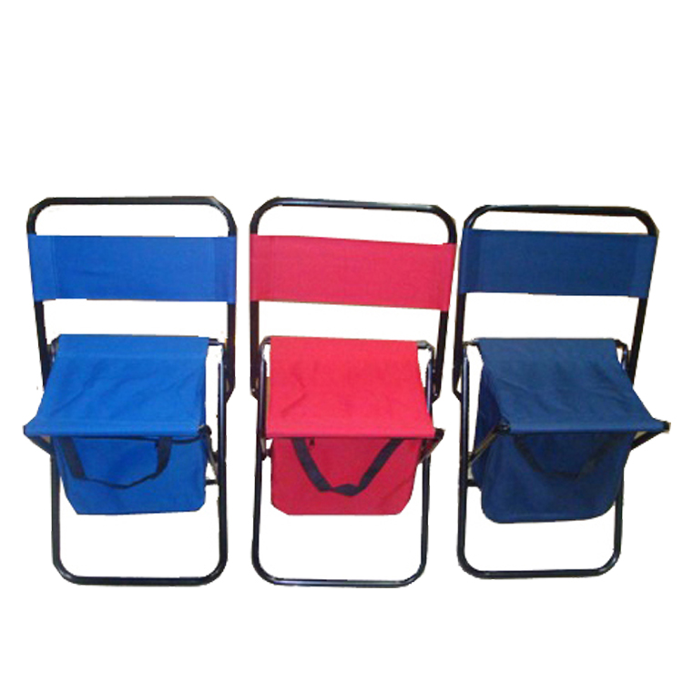 Lulusky Outdoor Best Foldable Beach Backrest Chair Ultralight Camping Stool with Cooler MZ005