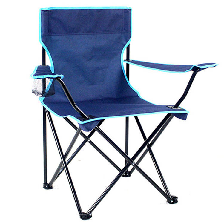 Lulusky Factory Price Folding Camping Chairs Vintage Small Compact Beach Chair with Cup Holder FSY001