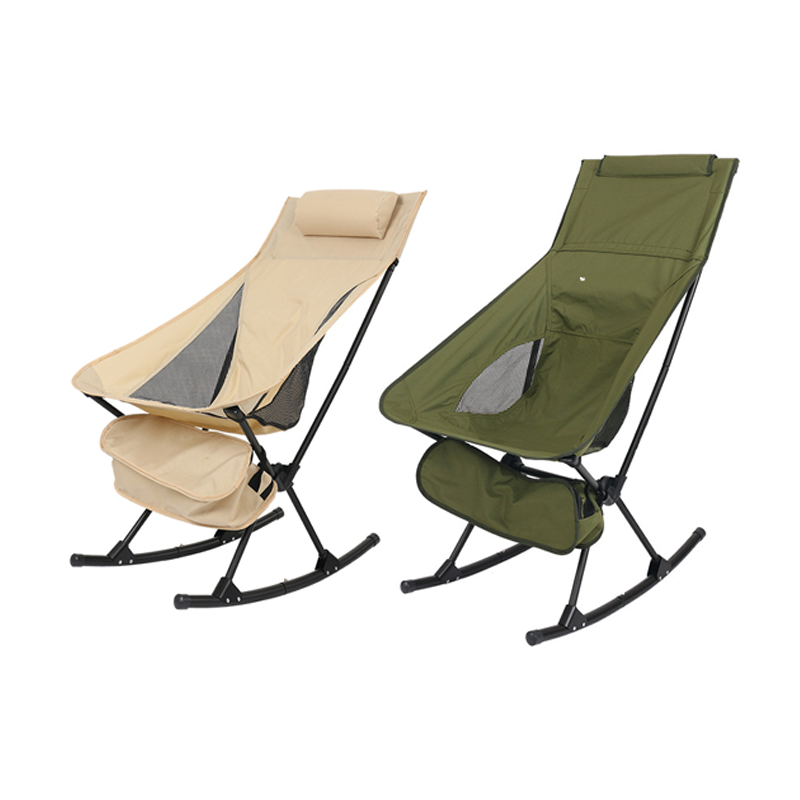 Lulusky Factory Custom Design Swinging Bag Moon Rocker Chair Camping Chairs for Bad Backs DYY002