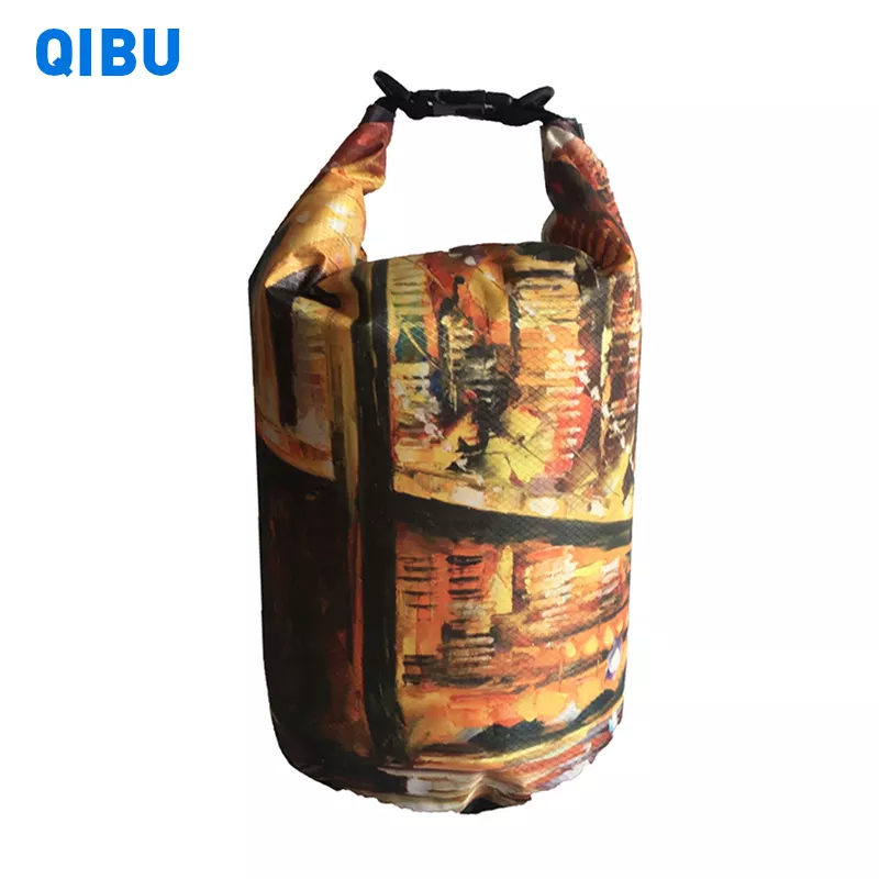 HK Customized 5L 10L 15L 20L 30L Foldable High Capacity Waterproof Duffel Dry Bag Dry Cleaning Plastic Waterproof Backpack