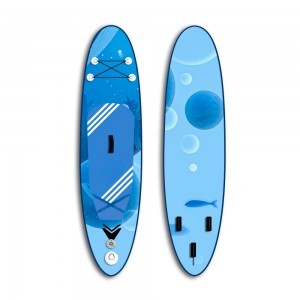 ISUP, Inflatable stand up paddle board, Drop stitch 12ft foldable SUP for fishing