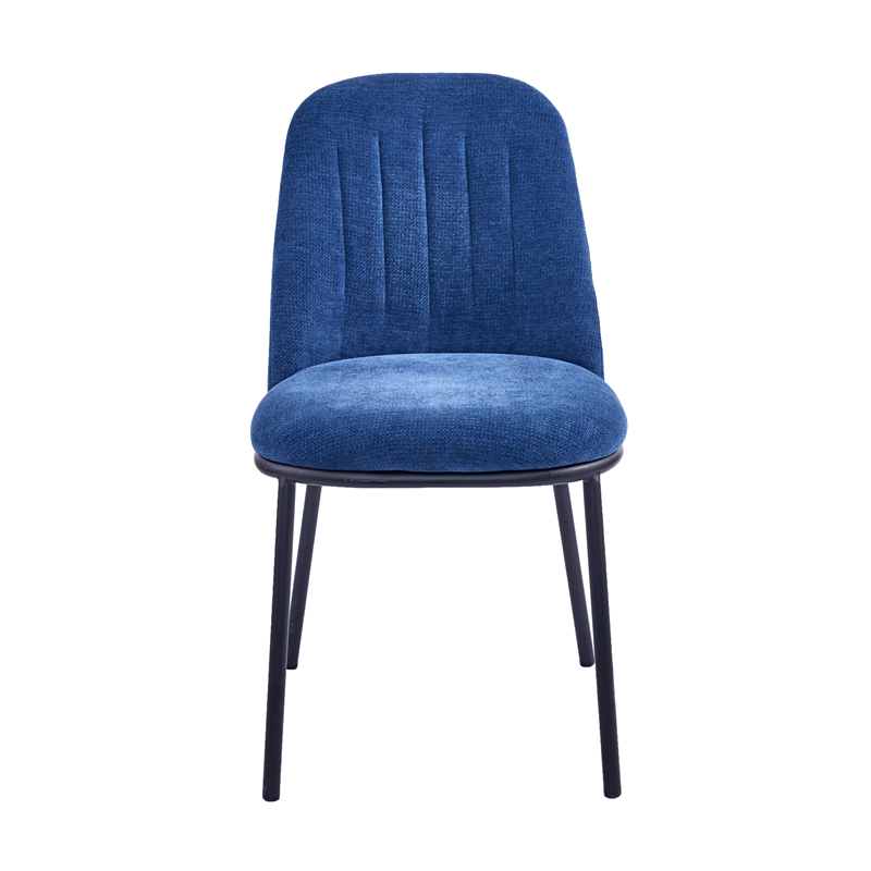 Brant Dining Chair Upholstered Seat with Metal Frame. (1)
