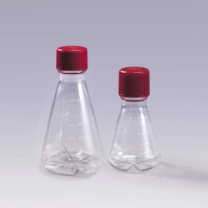 Baffled Erlenmeyer Shake Flask with vent cap