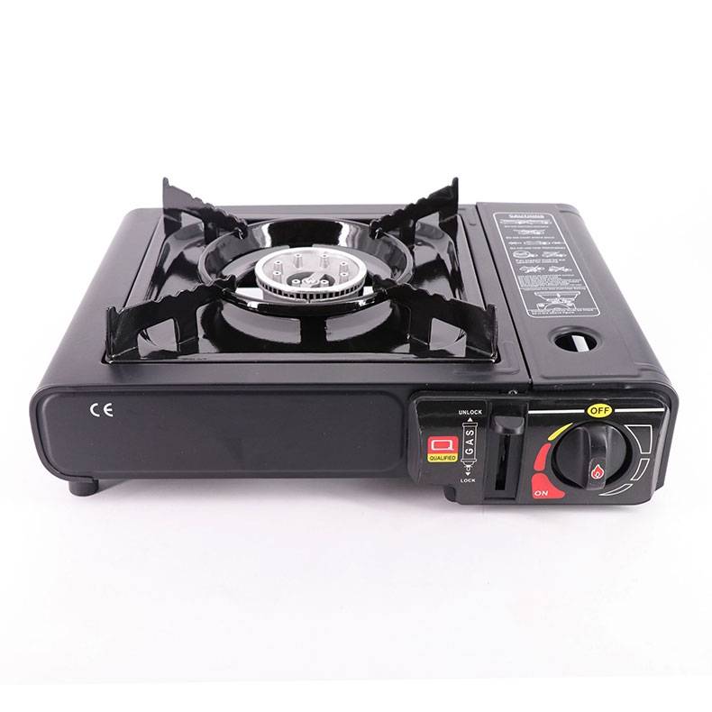 Cassette Grill Portable Gas Stove Furnace Barbecue Tool with Plastic Hand Box for Camping Outdoor Featured Image