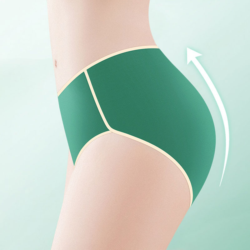 High Waist Non-Marking Buttocks Lift For Postpartum Panties BLK0089