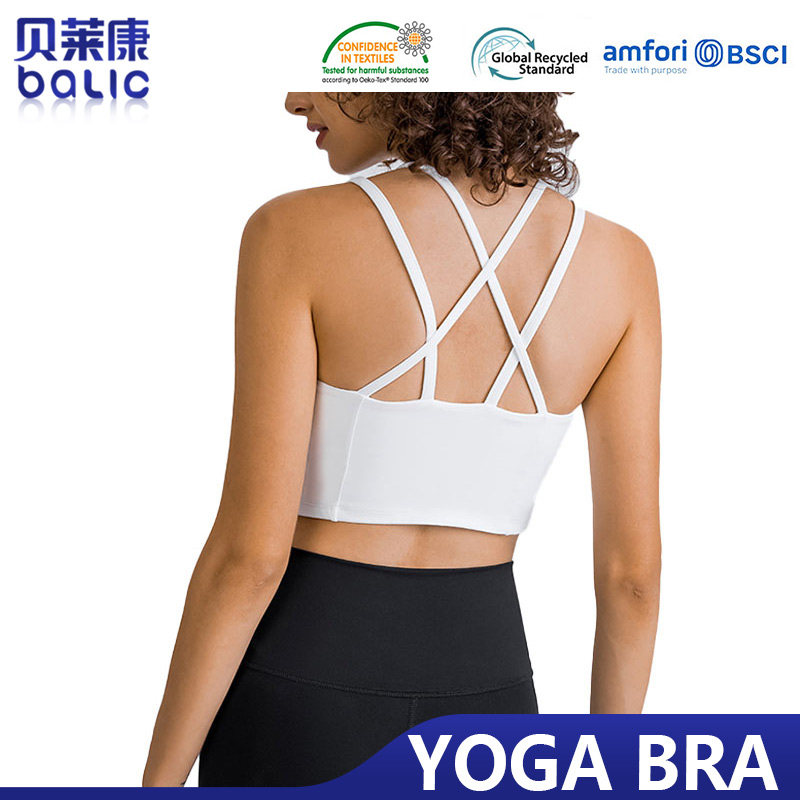 Sports Underwear Shockproof Fitness Yoga Bra For Women BLK0118
