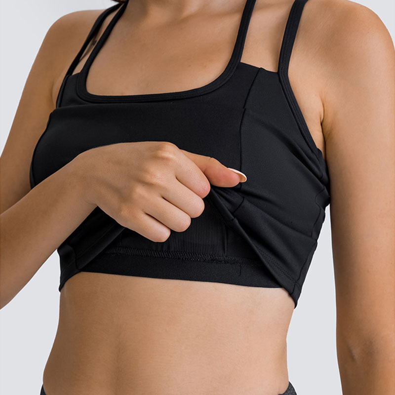 Discount Price  Short Yoga Wear  - Sports Underwear Shockproof Fitness Yoga Bra For Women BLK0118 – Beilaikang