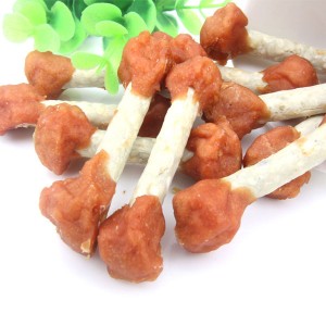 Wholesale Discount Duck Dental Dog Chews - LSC-25  Chicken Dumbbell – Luscious
