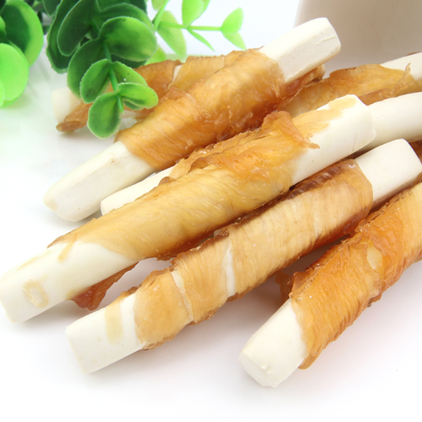 Hot sale Factory China Dog Dental Chews - LSC-56  Biscuit Stick Twined by Chicken Healthy Pet Snacks – Luscious