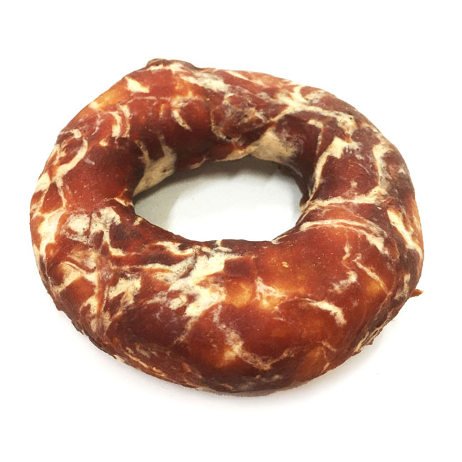 Special Price for dog wet food private label - LSB-07 Rawhide Donut Wrapped with Beef – Luscious