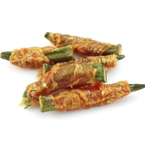 LSC-114 Dried okra twined by chicken