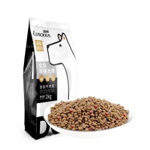 LSM-16 Full Nutritional Dog Dry Food na may Beef Cube