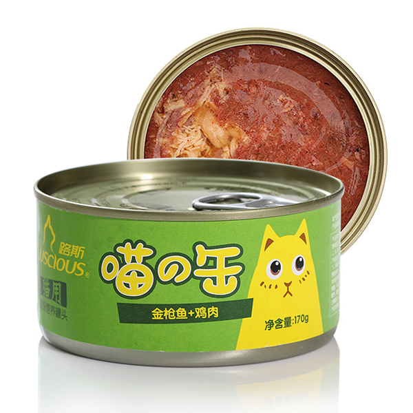 Factory supplied Healthy Cat Canned Food - LSCW-06 Whole Tuna with Chicken – Luscious