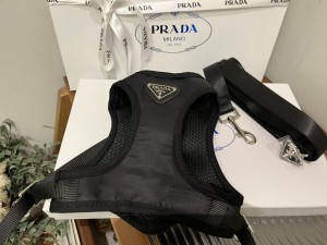 Prada nylon chest and back traction