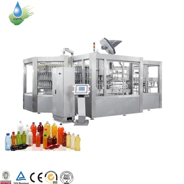 PET pudeļu sulas pildīšanas mašīna: augstas kvalitātes mašīna