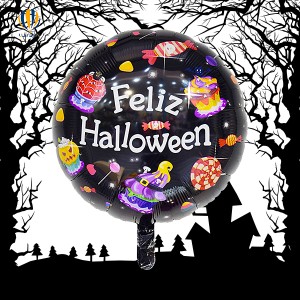 Original Factory Bee Balloons - 18″ Round Spanish Feliz Halloween candy Party Decoration foil balloon –  Lvyuan