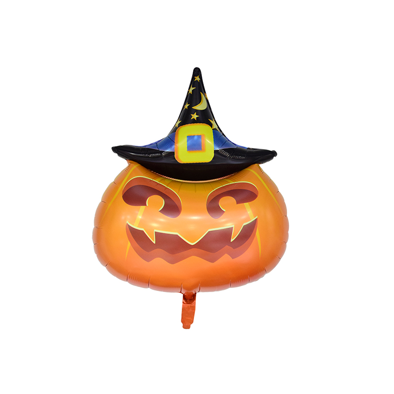 Best quality Honeycomb Paper Decorations - Popular Halloween pumpkin foil balloon –  Lvyuan